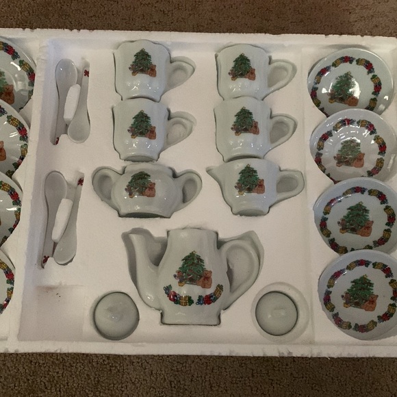 Christmas mini tea set - Picture 4 of 5
